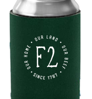 F2 Beer Koozie - Gonsoulin Land and Cattle