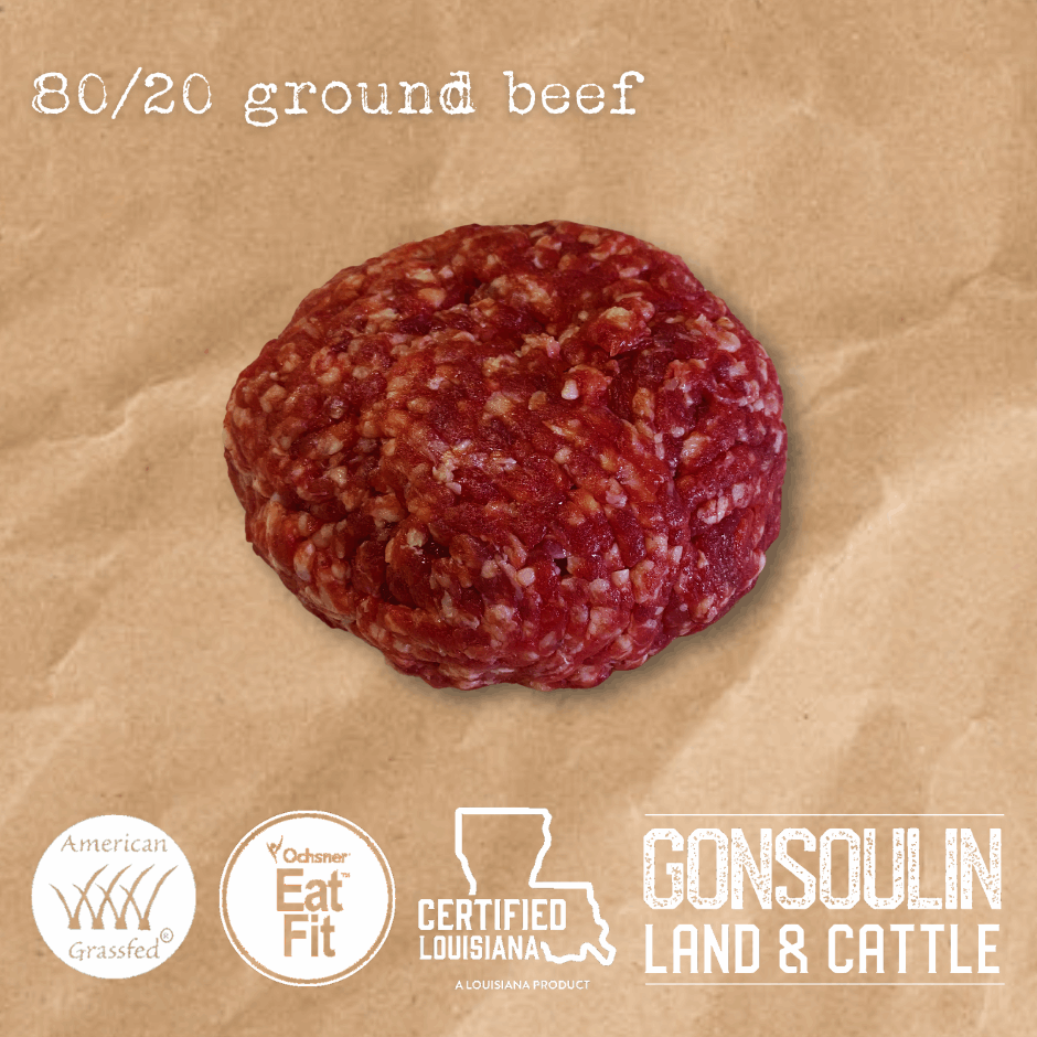 80/20 Ground Beef - WEEKLY SPECIAL! - Gonsoulin Land and Cattle