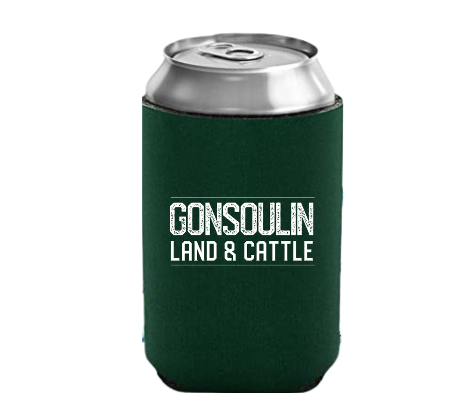 F2 Beer Koozie - Gonsoulin Land and Cattle