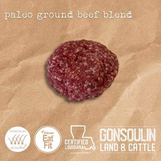 Primal Blend Ground Beef - Gonsoulin Land and Cattle
