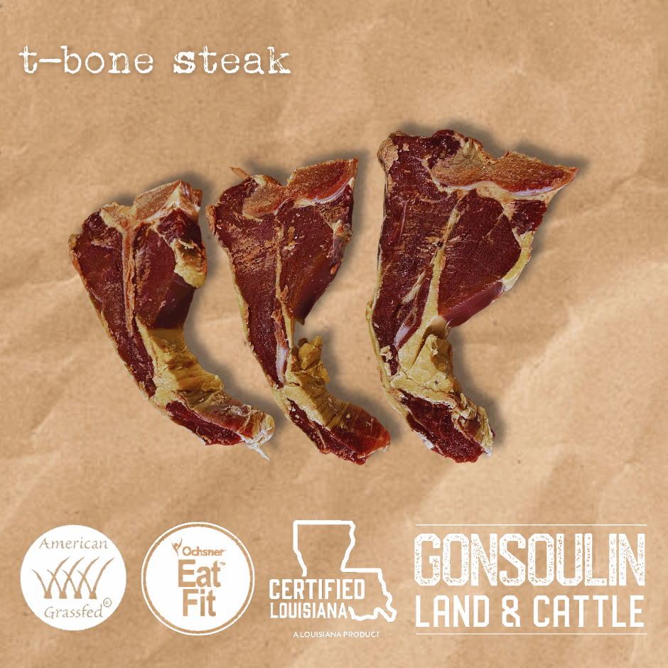 T-Bone Steak - Gonsoulin Land and Cattle